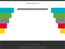 Tablet Screenshot of freedomdebt.org